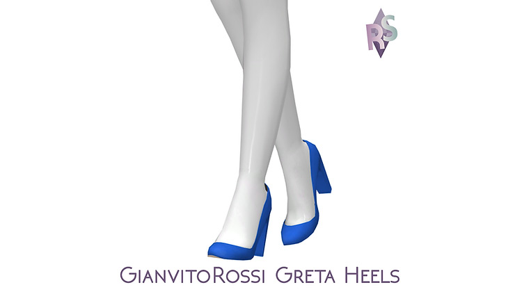 GianvitoRossi Greta Heels (Recolor) / Sims 4 CC