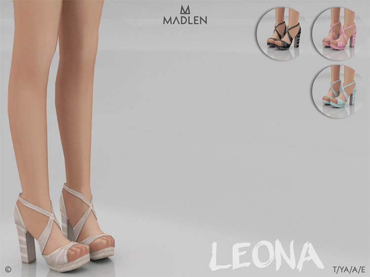 Madlen Leona Heels / Sims 4 CC