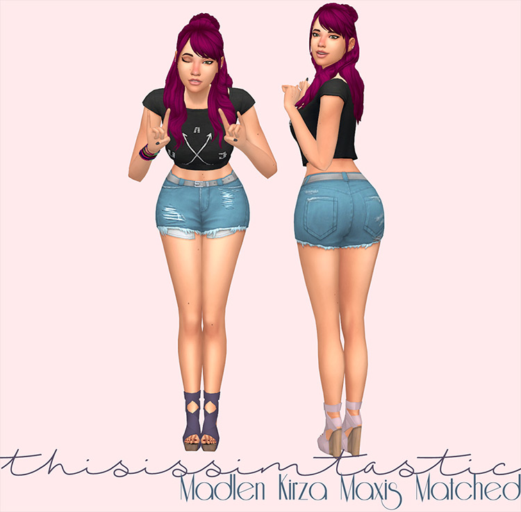 Madlen Kirza Heels Maxis Matched / Sims 4 CC