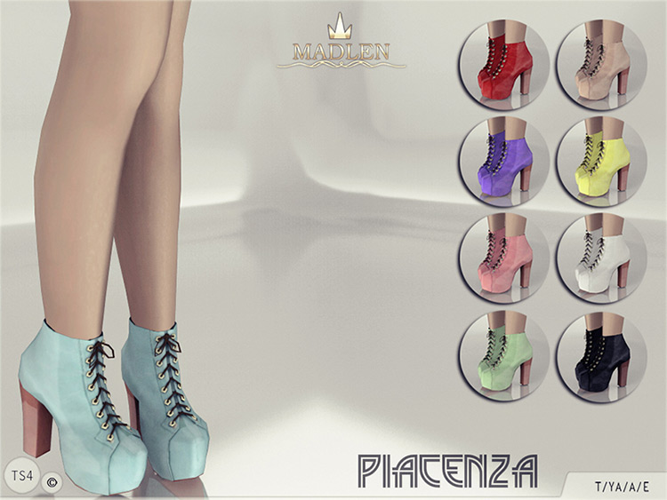 Madlen Piacenza Boots by MJ95 / Sims 4 CC