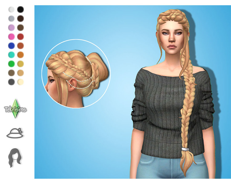 Nadia Hair / Sims 4 CC
