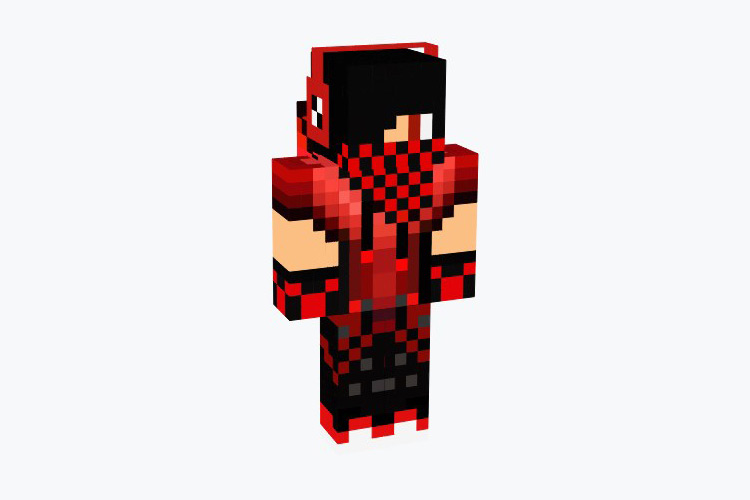 Best Red Colored Hoodie Minecraft Skins Boys Girls Fandomspot Parkerspot   02 Cool Teen With Red Hoodie And Jacket Minecraft Skin 