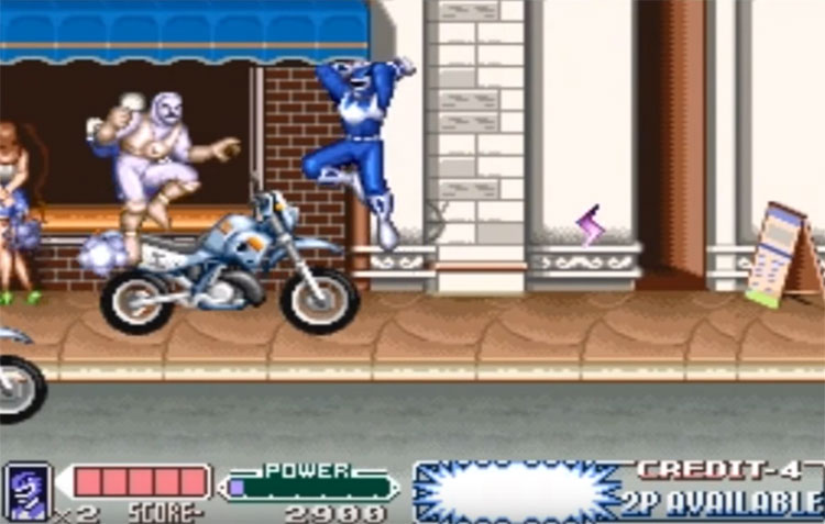 Mighty Morphin Power Rangers: The Movie video game screenshot