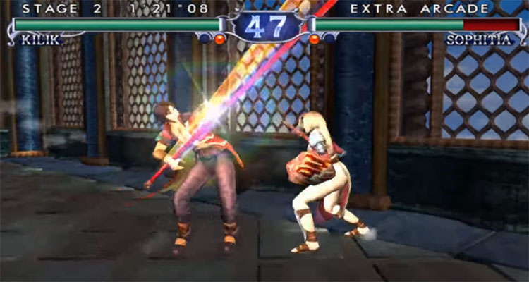 Soulcalibur II gameplay screenshot