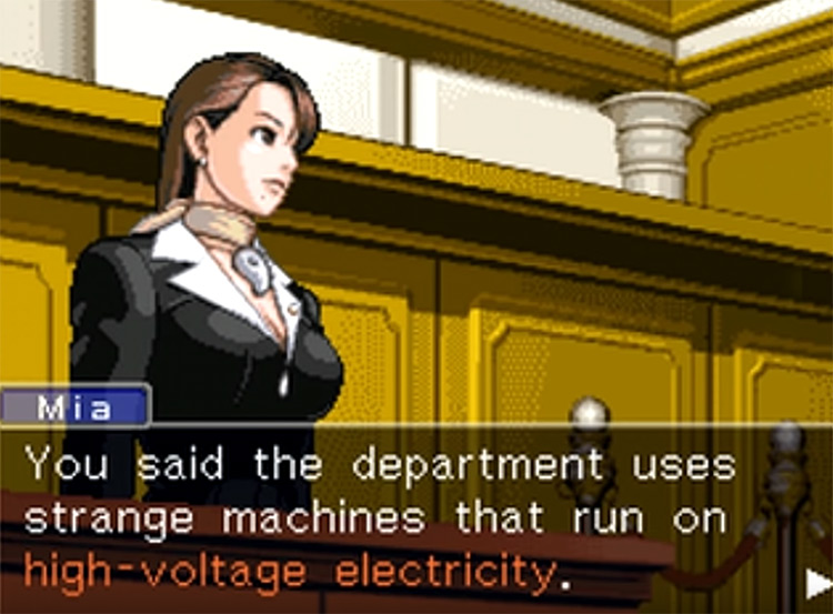 Trials and Tribulations Ace Attorney screenshot