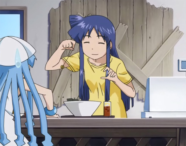 Eiko Aizawa từ anime Squid Girl