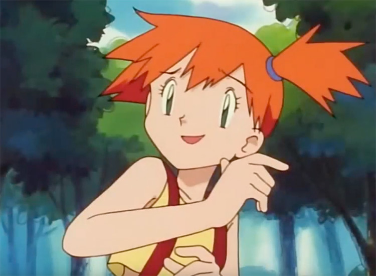 Misty, tomboy anime girl from Pokemon