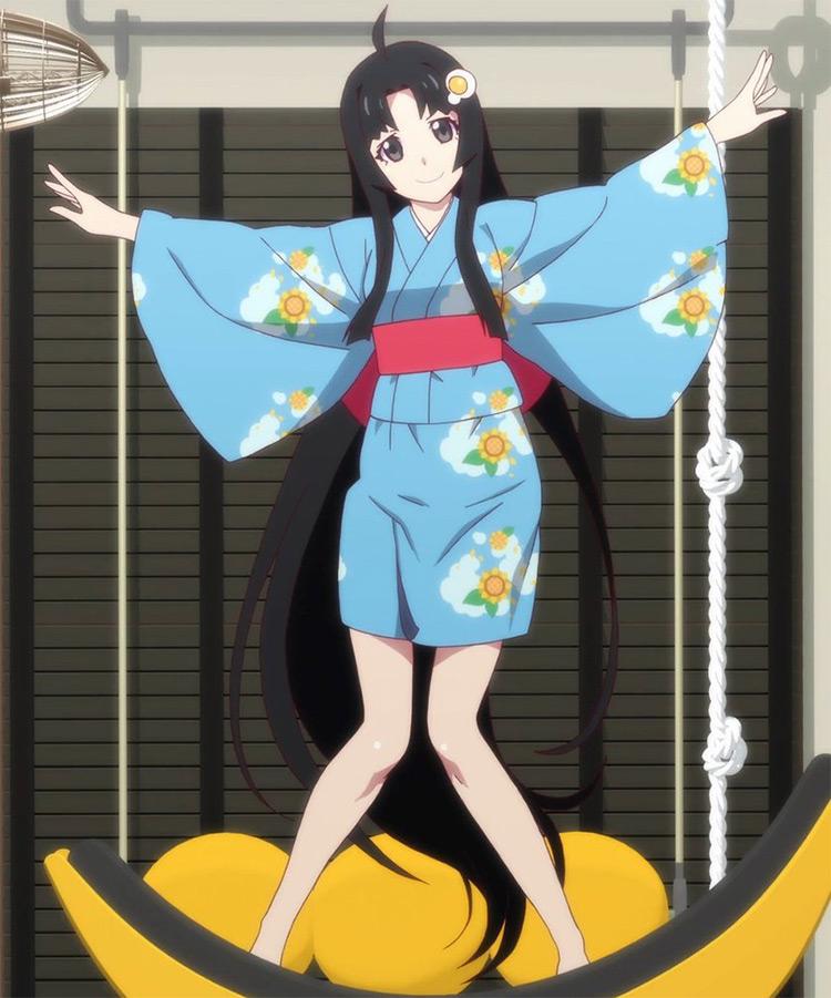 Anime Fukigen na Mononokean Haruitsuki Abeno Cosplay Costume Kimono Yukata   eBay