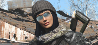 Fallout 4 girl modded armor character