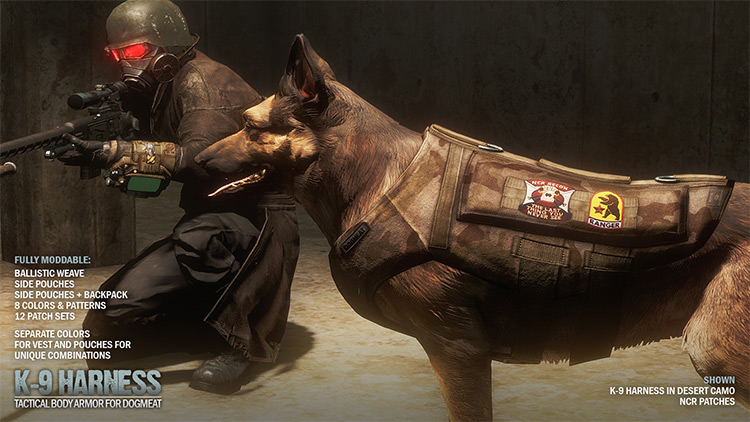 K-9 Harness – Armor for Dogmeat FO4