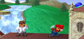 Dr Mario vs. Mario in Smash Gamecube