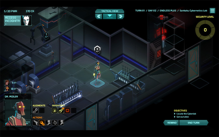 Dr. Pedler mod for Invisible Inc