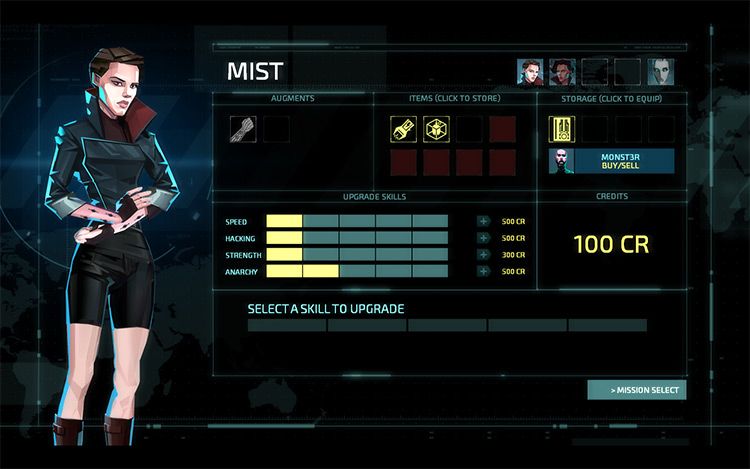 Mist – Agent Mod for Invisible Inc