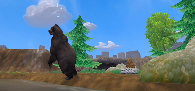 Zoo Tycoon 2 - bear exhibit screenshot