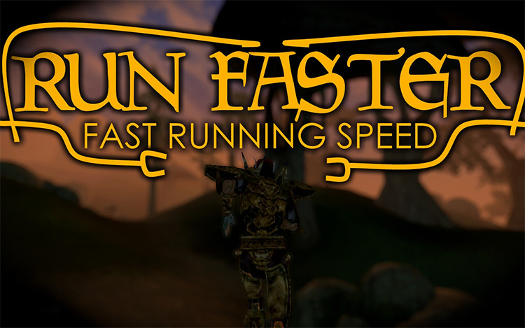 Run Faster in Morrowind