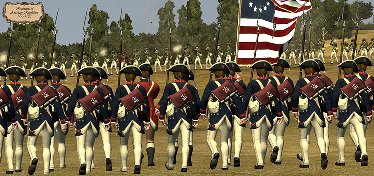 Regiments of American Revolution mod