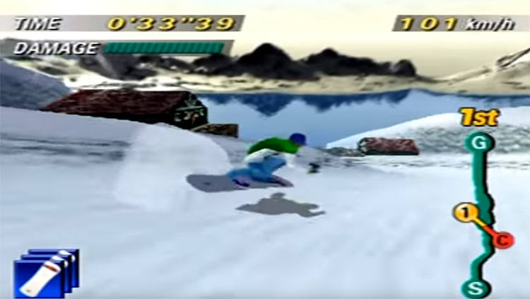 Snowboard à 1080 ° sur N64