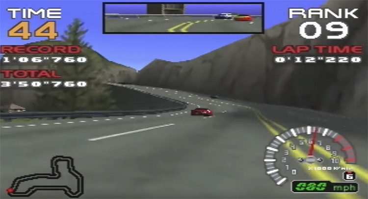 Ridge Racer 64 skjermbilde