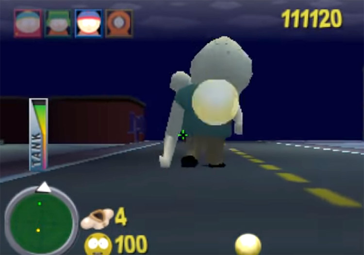 South Park Spiel für N64