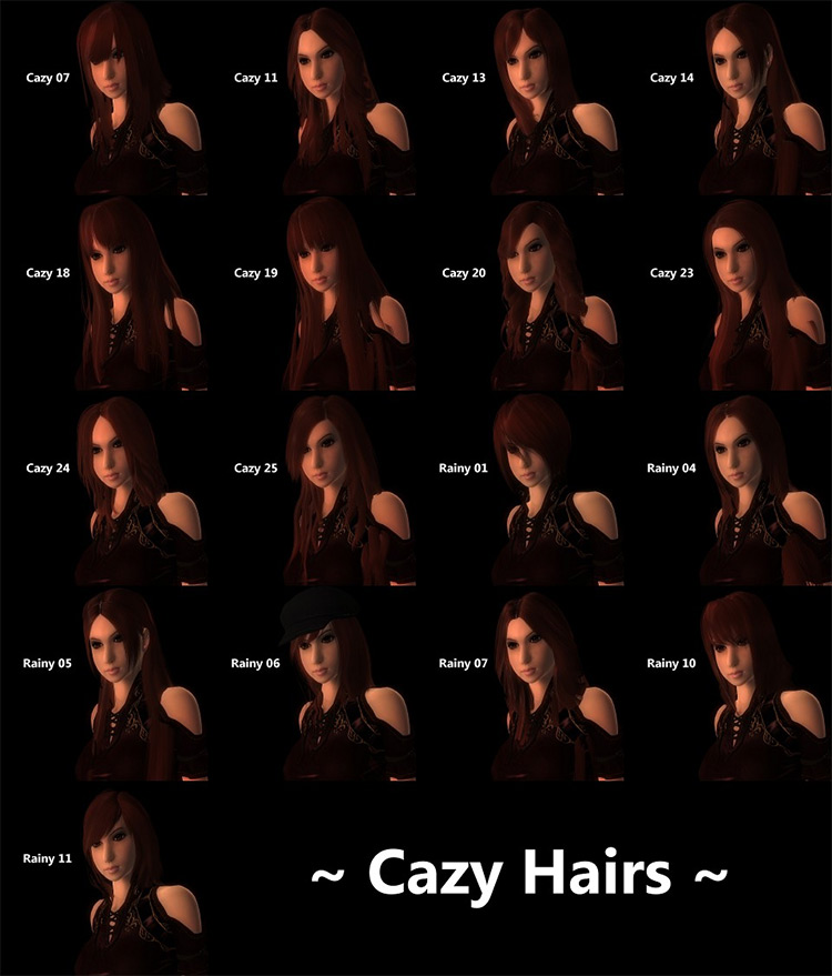 Cazy Hair Resource mod for New Vegas