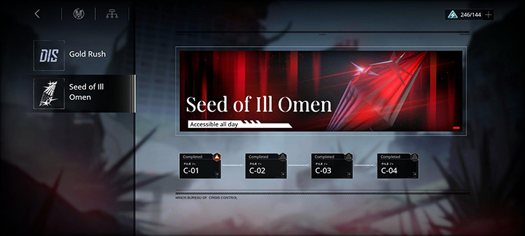 Seed of Ill Omen Stages / Path To Nowhere