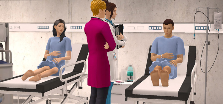 Deco Hospital Sims CC Pack for TS4