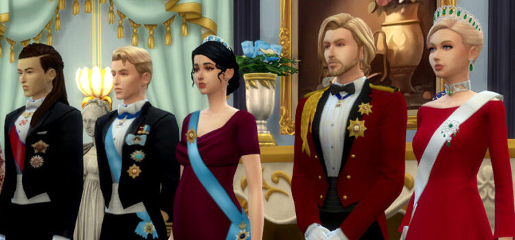 Maxis Match Royal-themed CC for The Sims 4