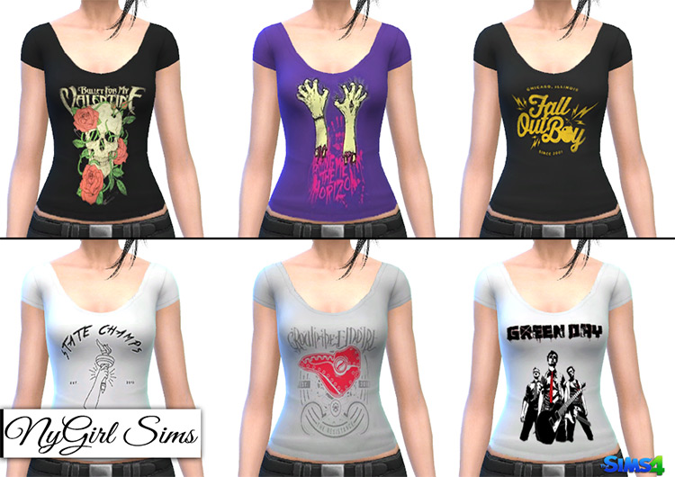 Graphic Band Tees / TS4 CC