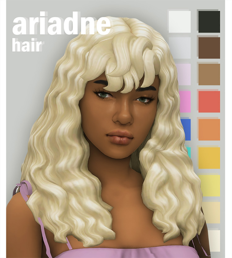 Ariadne Hair / Sims 4 CC