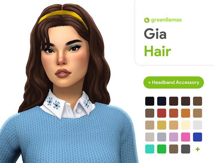 Gia Hair / TS4 CC