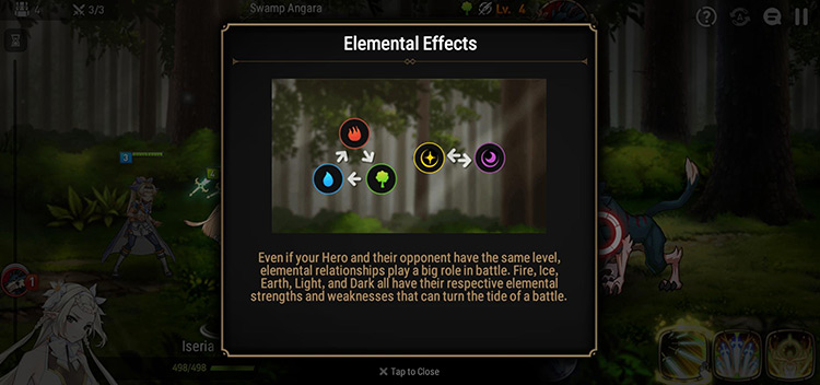 Elemental Effects Chart / Epic Seven