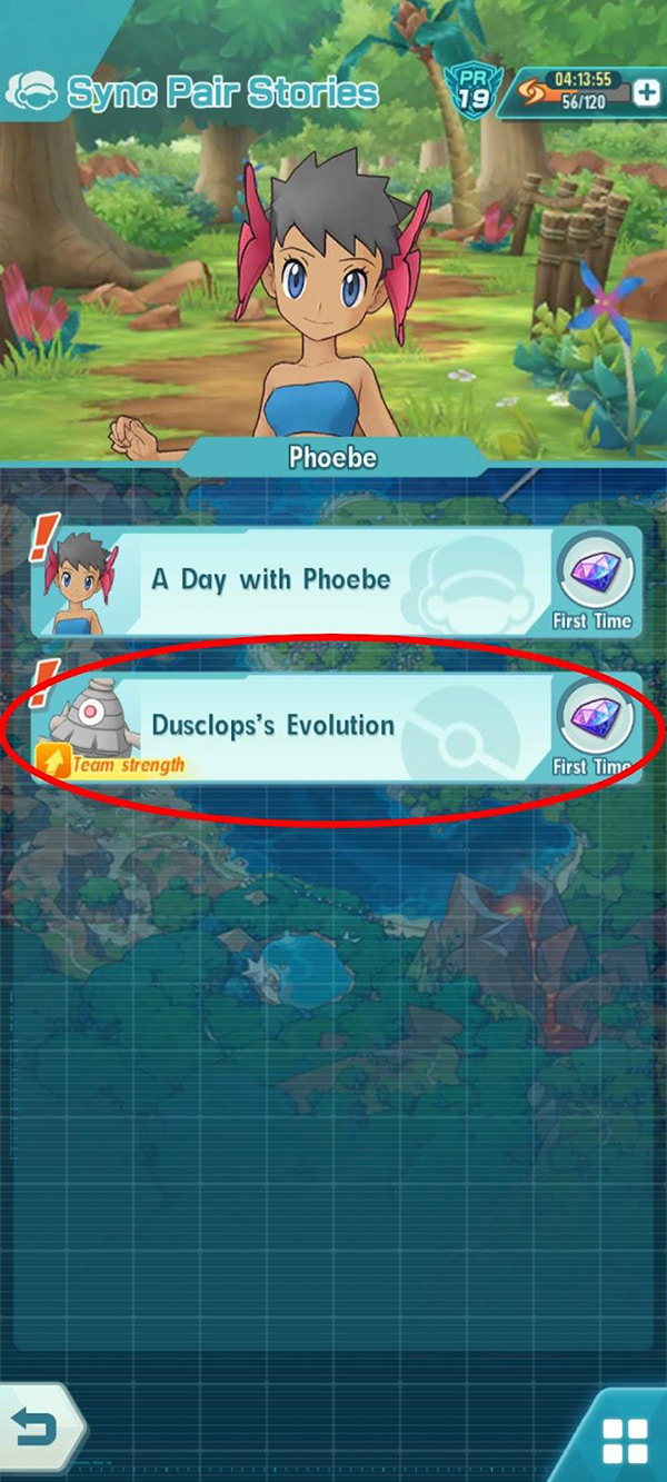 Pokémon Masters EX - Lucas Sync Pair Stories 