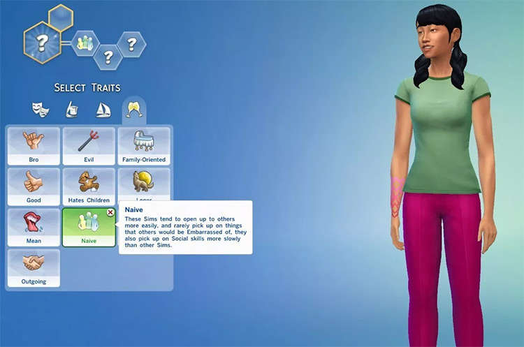 sims 4 trait cc