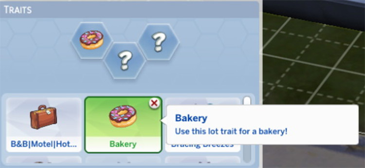 Lot Traits for Sims4
