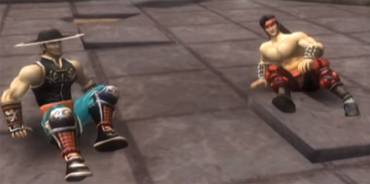 Mortal Kombat: Shaolin Monks PS2 gameplay