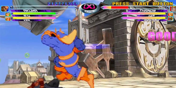 Marvel vs. Capcom 2 PS2 gameplay