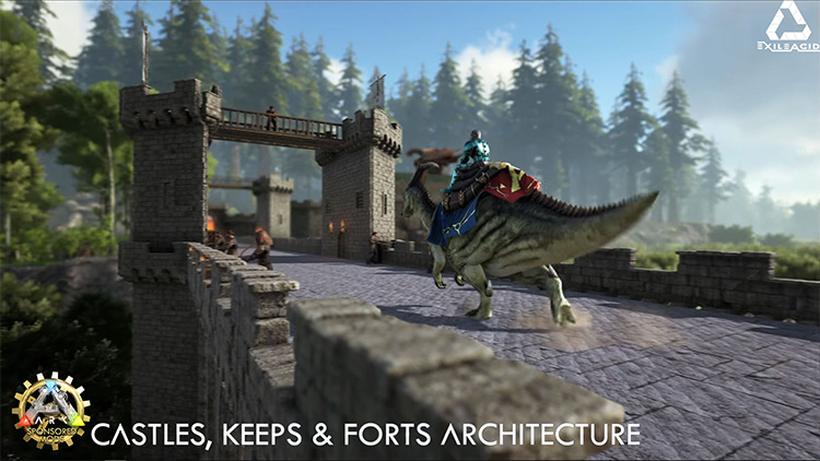 ark mod castles keeps and forts medieval architecture