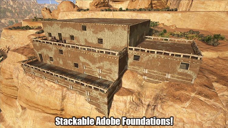 Stackable Foundations mod