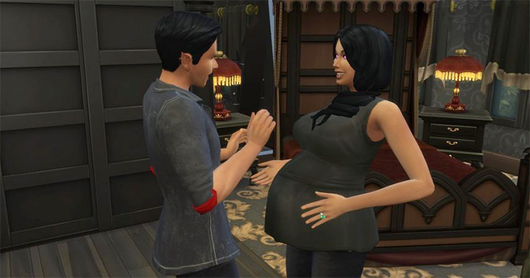 Shorter/Longer Pregnancy Mod Sims4
