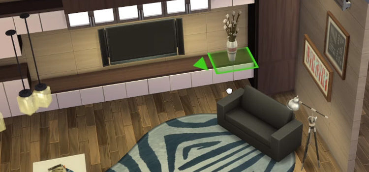 Sims 4 fancy living room interior
