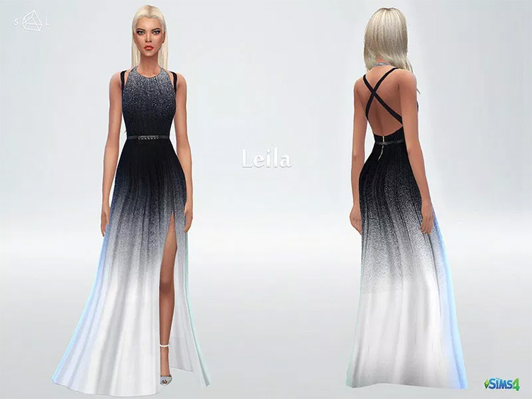 Gradient Dress Leila mod