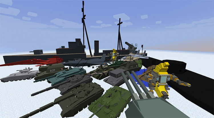 minecraft gun mod games