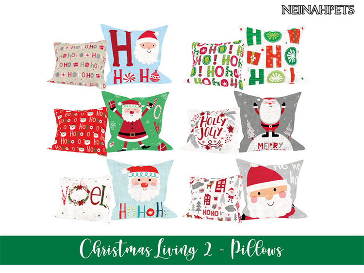 Christmas Pillows for Sims 4