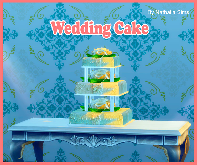 Best Sims 4 Wedding Cake CC  All Free To Download    FandomSpot - 60