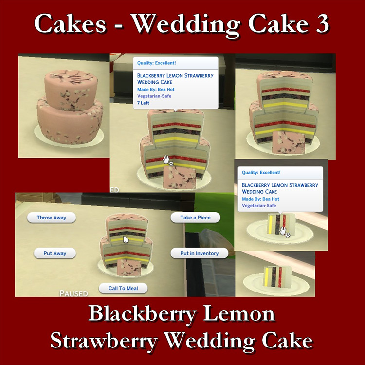 Best Sims 4 Wedding Cake CC  All Free To Download    FandomSpot - 92