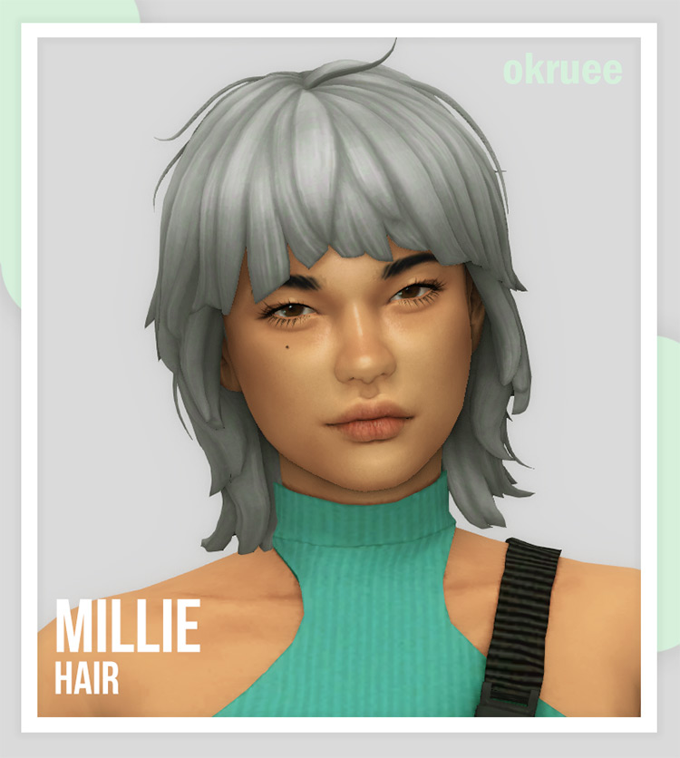 sims 4 fluffy hair