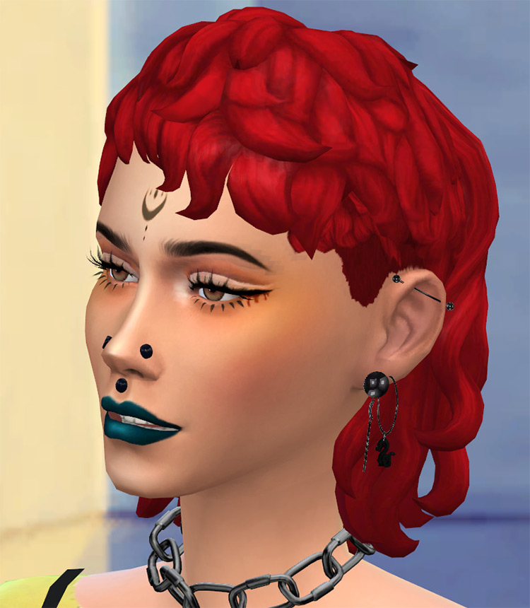 Sims 4 Mullet Hair CC  The Ultimate Collection   FandomSpot - 38