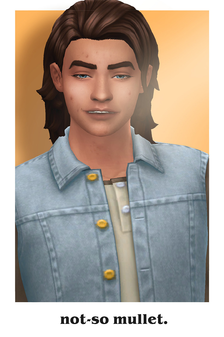 Sims 4 Mullet Hair CC  The Ultimate Collection   FandomSpot - 48