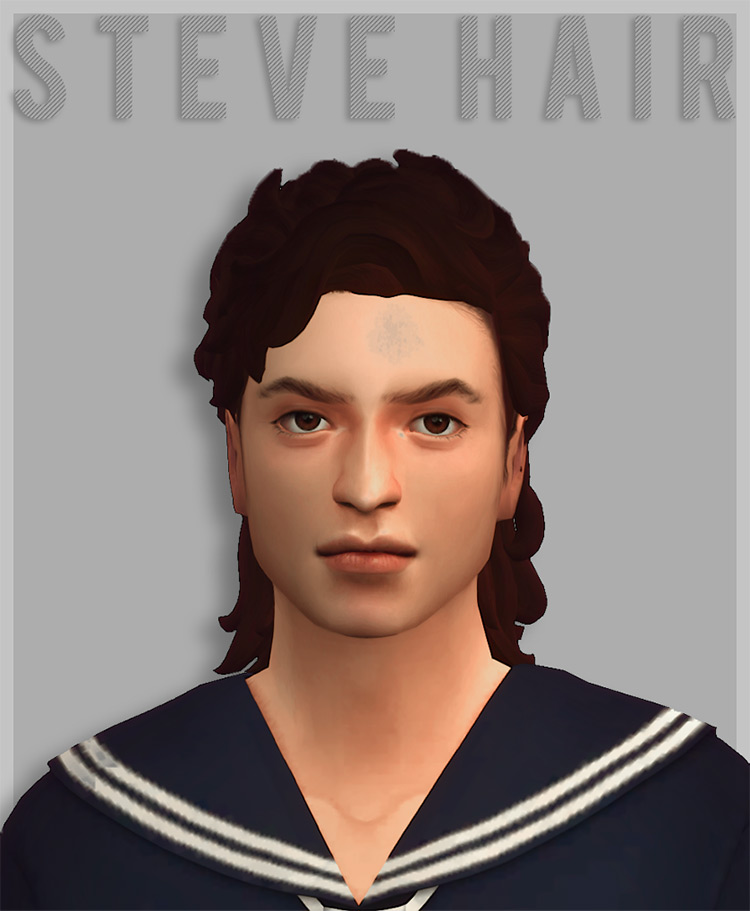 Steve Hair Sims 4 CC screenshot