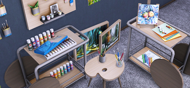 Sims 4 Artist & Painter CC: Clothes, Art Clutter & Mods – FandomSpot